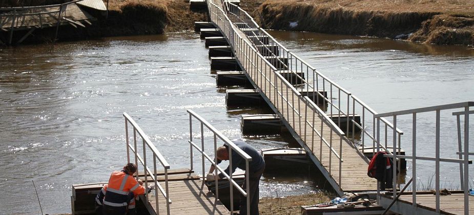 На обслуживание наплавного моста в Филькино из бюджета Серова выделено 440 тысяч рублей
