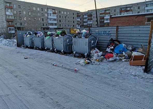 Власти Серова рассказали, на каких контейнерных площадках замеряли мусор зимой