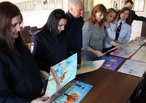 Полиция Серова подвела итоги конкурса детского рисунка