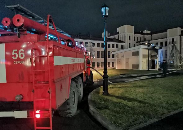 У ДКМ горел трансформаторный пункт