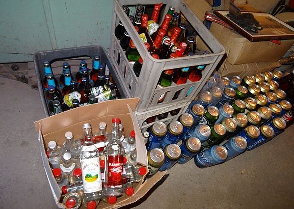 В Серове полицейские изъяли из незаконного оборота 154,6 литра алкоголя