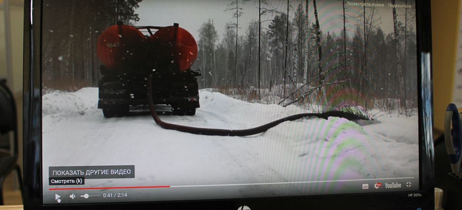 Рядом с Сосьвой сливали нечистоты