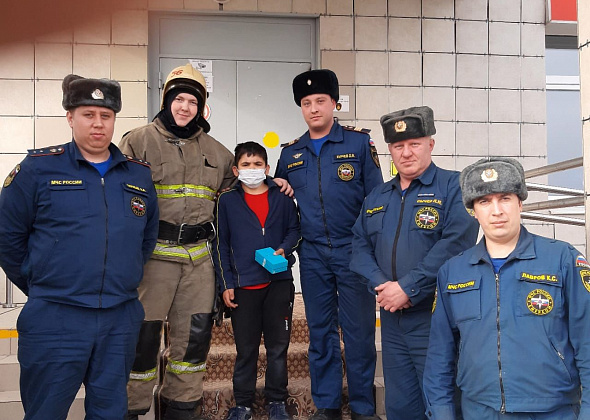 Спасатели исполнили мечту воспитанника Серовского детского дома-школы