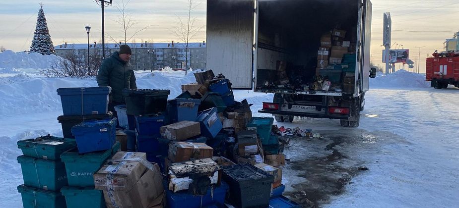 В Серове загорелся грузовой автомобиль с лекарствами из Екатеринбурга