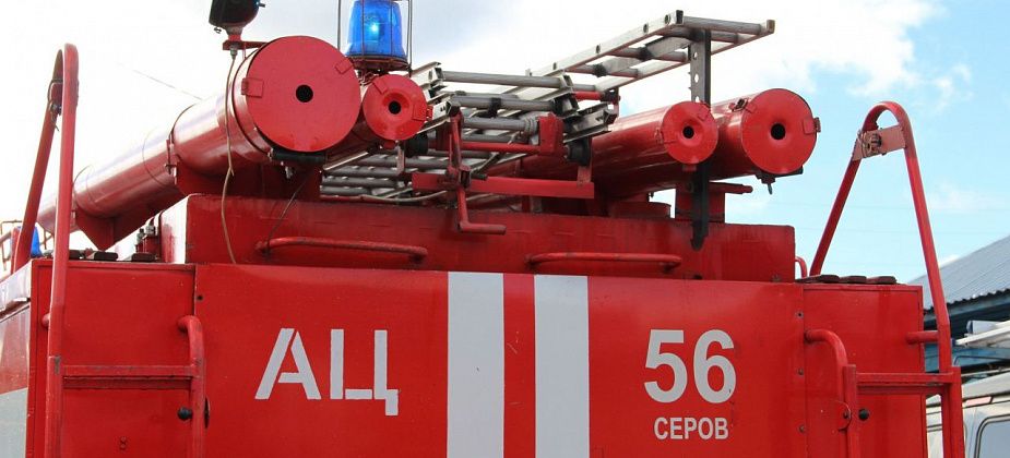 Под Серовом на площади 300 квадратных метров горел мусор