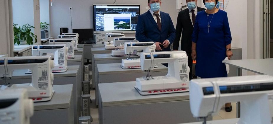 По поручению Евгения Куйвашева в школе Дегтярска появились современные кабинеты технологии и спортивная площадка