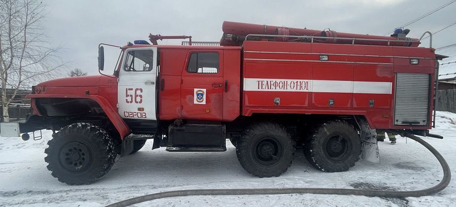 В районе Медянкино в коллективном саду горела баня