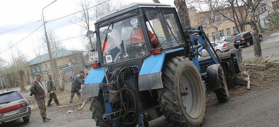 В Серове убрали кучу веток, наличие которой возмущало читателей "Глобуса"