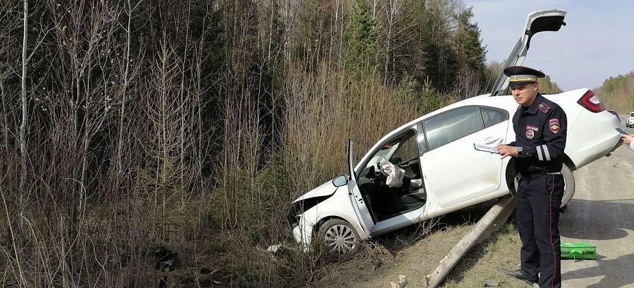 В ДТП под Серовом попали три автомобиля. Один из водителей госпитализирован