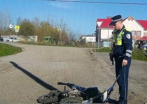 ГАИ Серова поймала ребенка за рулем питбайка
