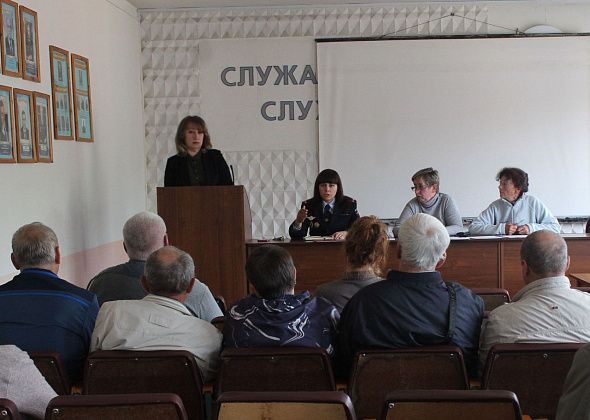 В отделе полиции Серова состоялось отчетно-перевыборное собрание Совета ветеранов