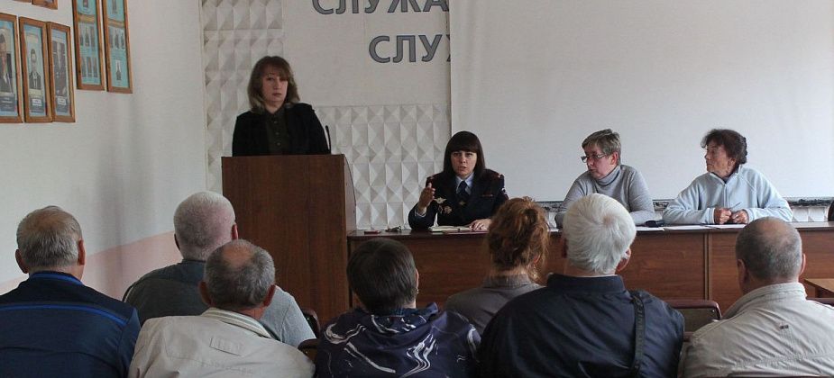 В отделе полиции Серова состоялось отчетно-перевыборное собрание Совета ветеранов