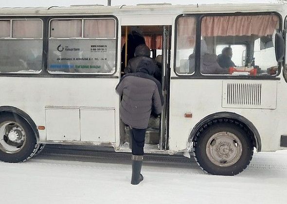 В Серове жители района Мякоткино сообщили о перебоях в движении автобусов