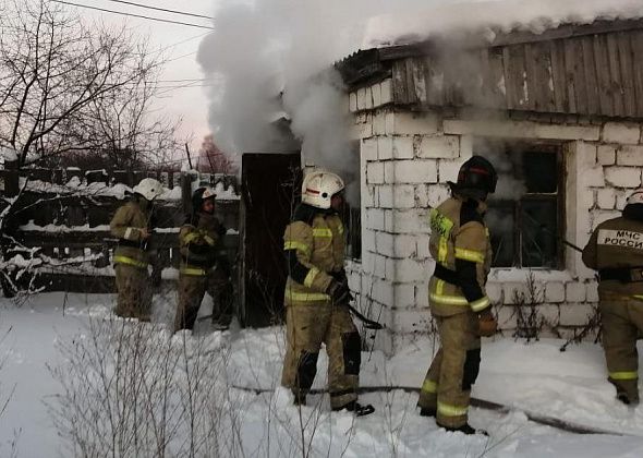 В первый рабочий день года в Серове произошел пожар. Обнаружено тело мужчины