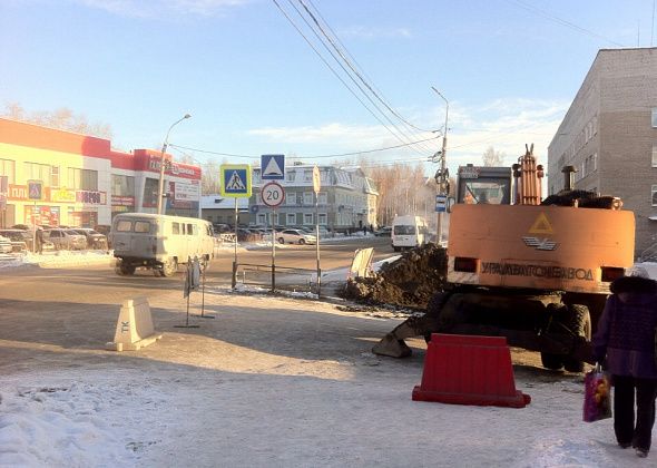 В Серове пешеходный переход у поликлиники №1 временно закроют