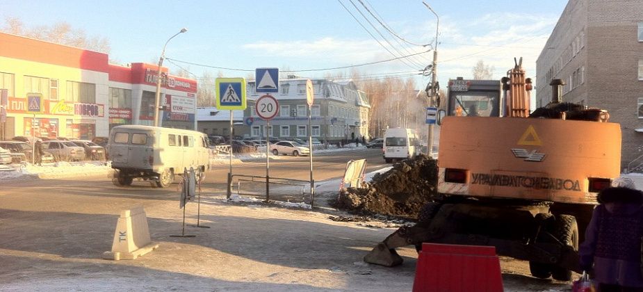 В Серове пешеходный переход у поликлиники №1 временно закроют
