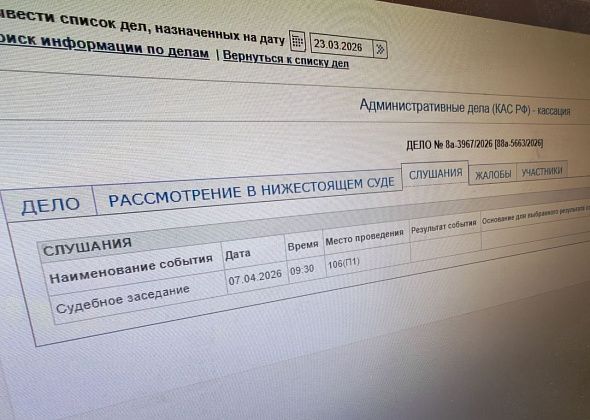 Назначен день заседания по кассационной жалобе на решение суда о лишении полномочий главы Серова