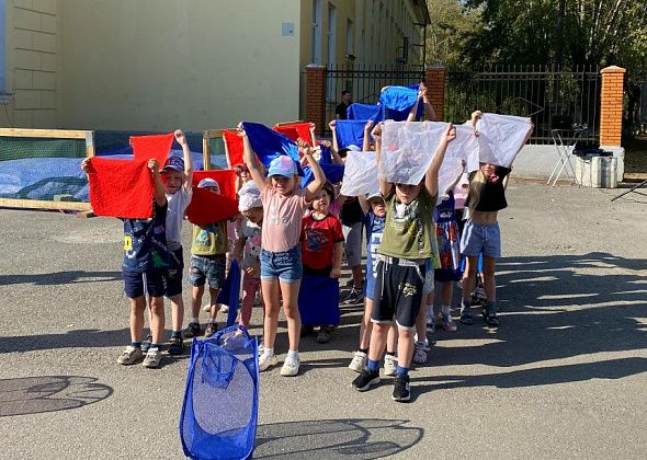 Серовским дошколятам рассказали про флаг России