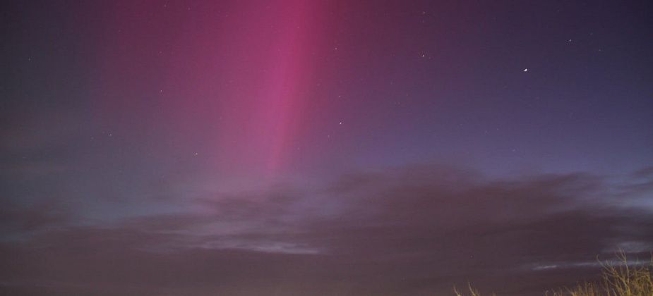 Из-за магнитной бури над Серовом можно наблюдать северное сияние