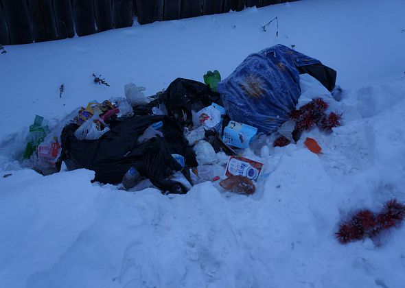 В серовском микрорайоне Завокзальный жители стали выбрасывать мусор на обочину дороги и вокруг контейнеров