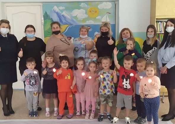 "Единый день световозвращателя" отметили в детском саду Серова