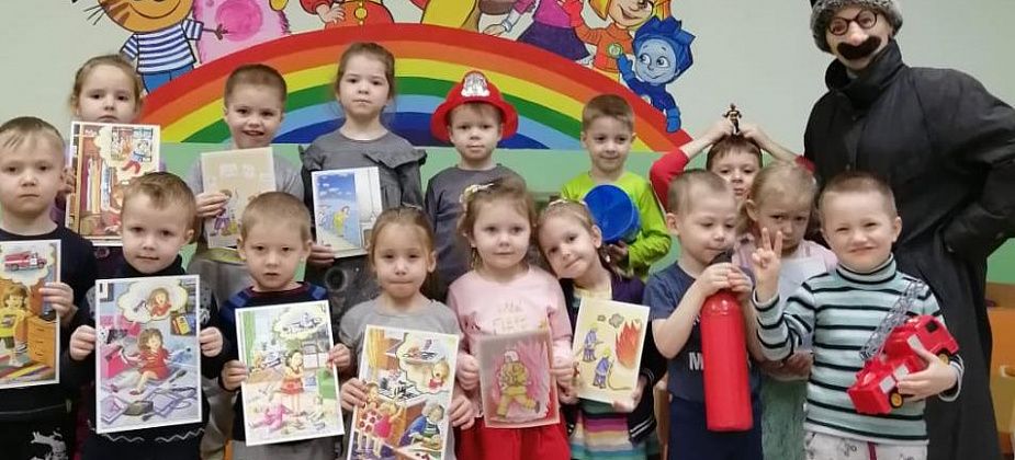 Серовские дошколята повторяют правила пожарной безопасности