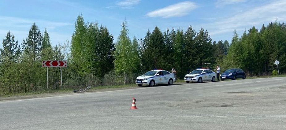 В Серове на Киселевском шоссе произошло ДТП с велосипедисткой