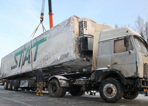 Дальнобойщик Борис Рябков, "зимовавший" на обочине Серовского тракта, выехал домой