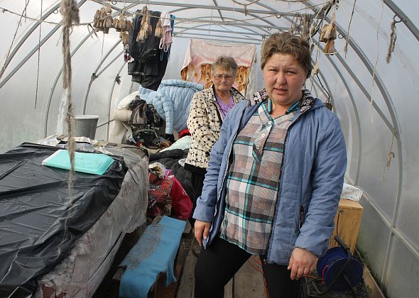 В Серове погорельцы по очереди ночуют в теплице. Семье нужна помощь